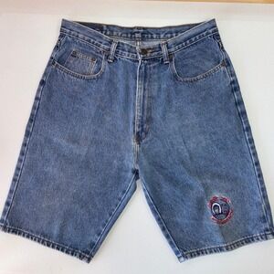 VINTAGE 90's ESKIMO JOE'S Jorts Jordache Jean Shorts Mens Blue Denim 33 Dad RARE